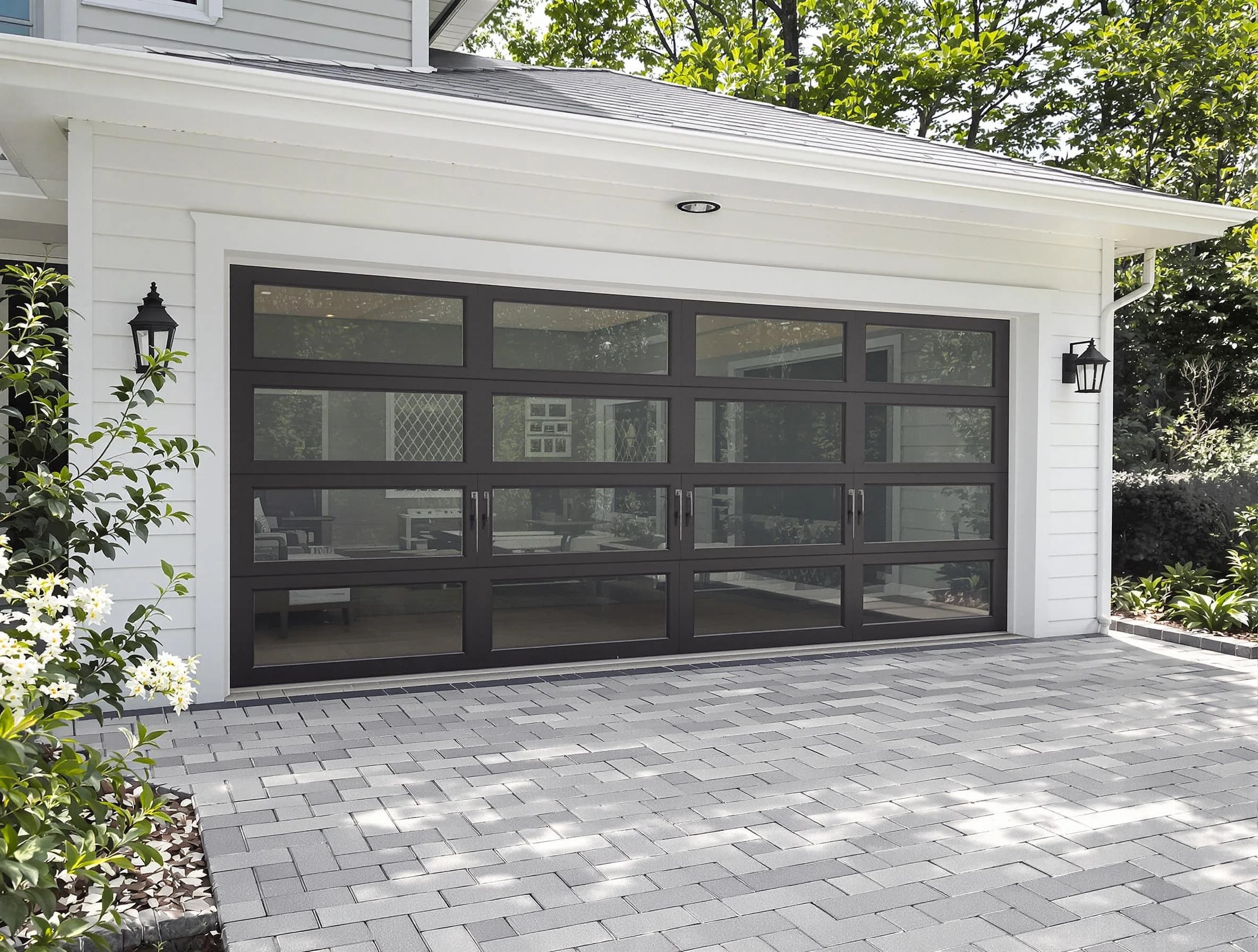 Provo Garage Door Repair design specialist presenting custom garage door options to Provo homeowner
