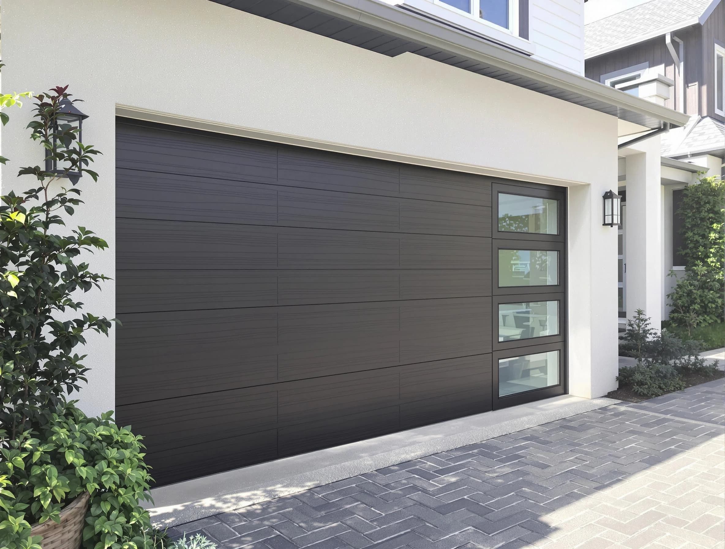Custom garage door installation by Provo Garage Door Repair in Provo