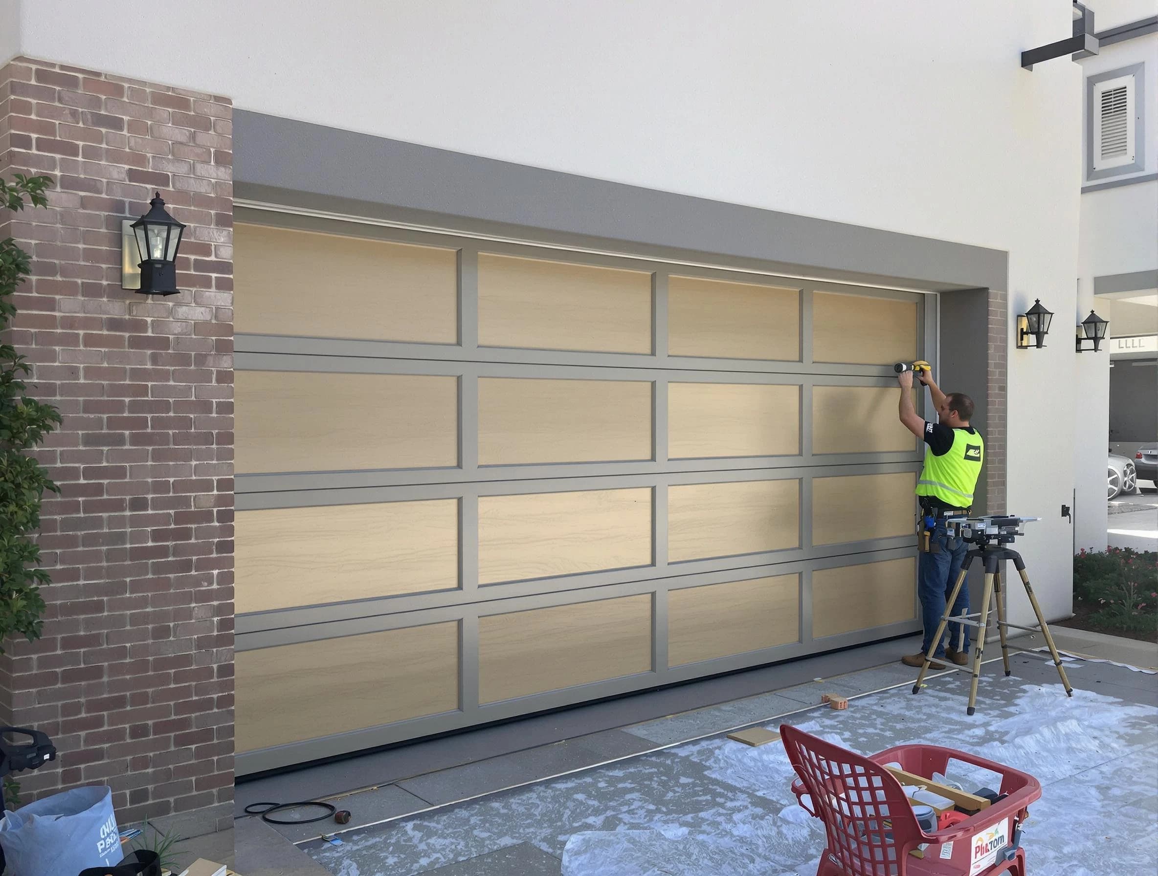 Garage door replacement service by Provo Garage Door Repair in Provo