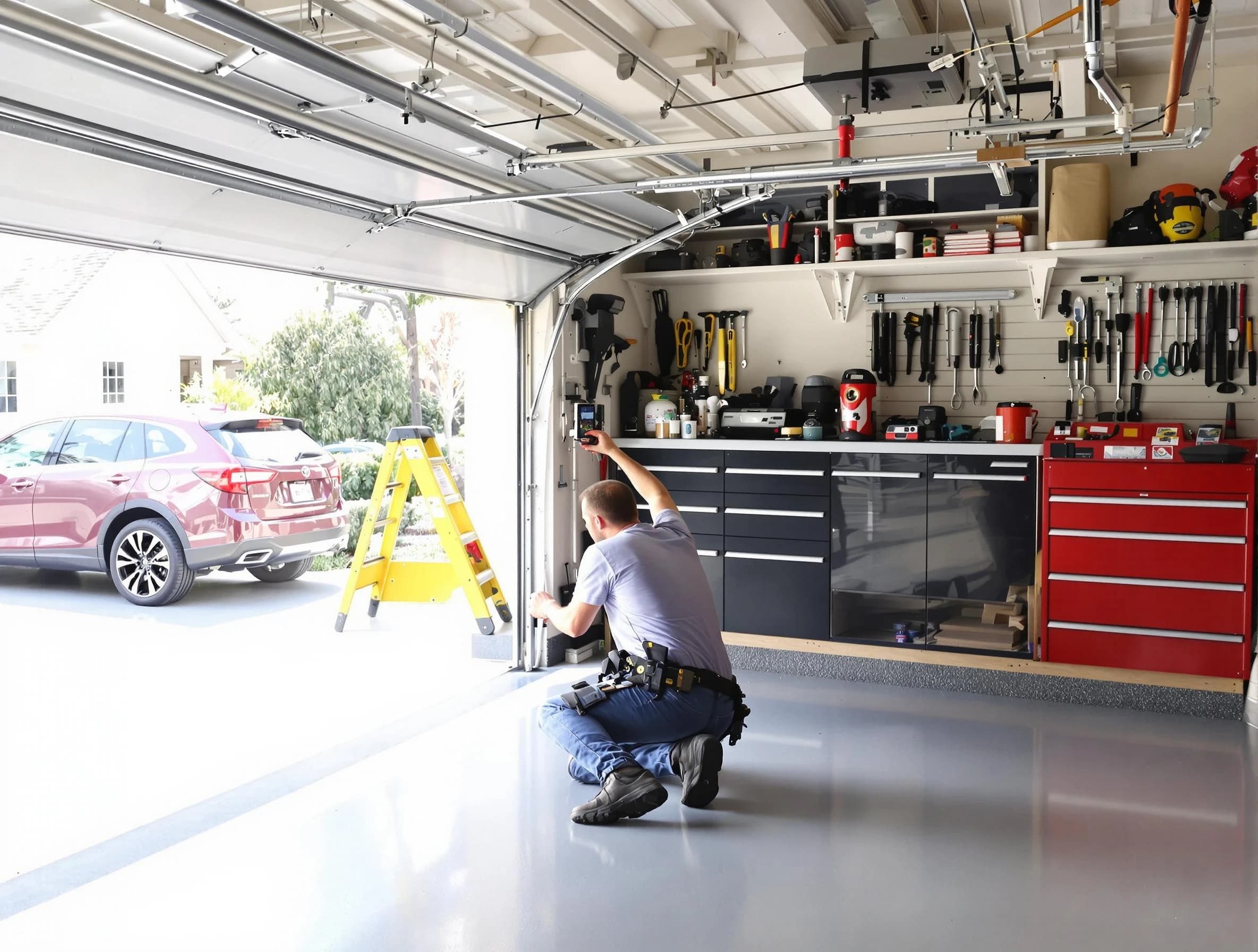 Local garage door repair service by Provo Garage Door Repair in Provo