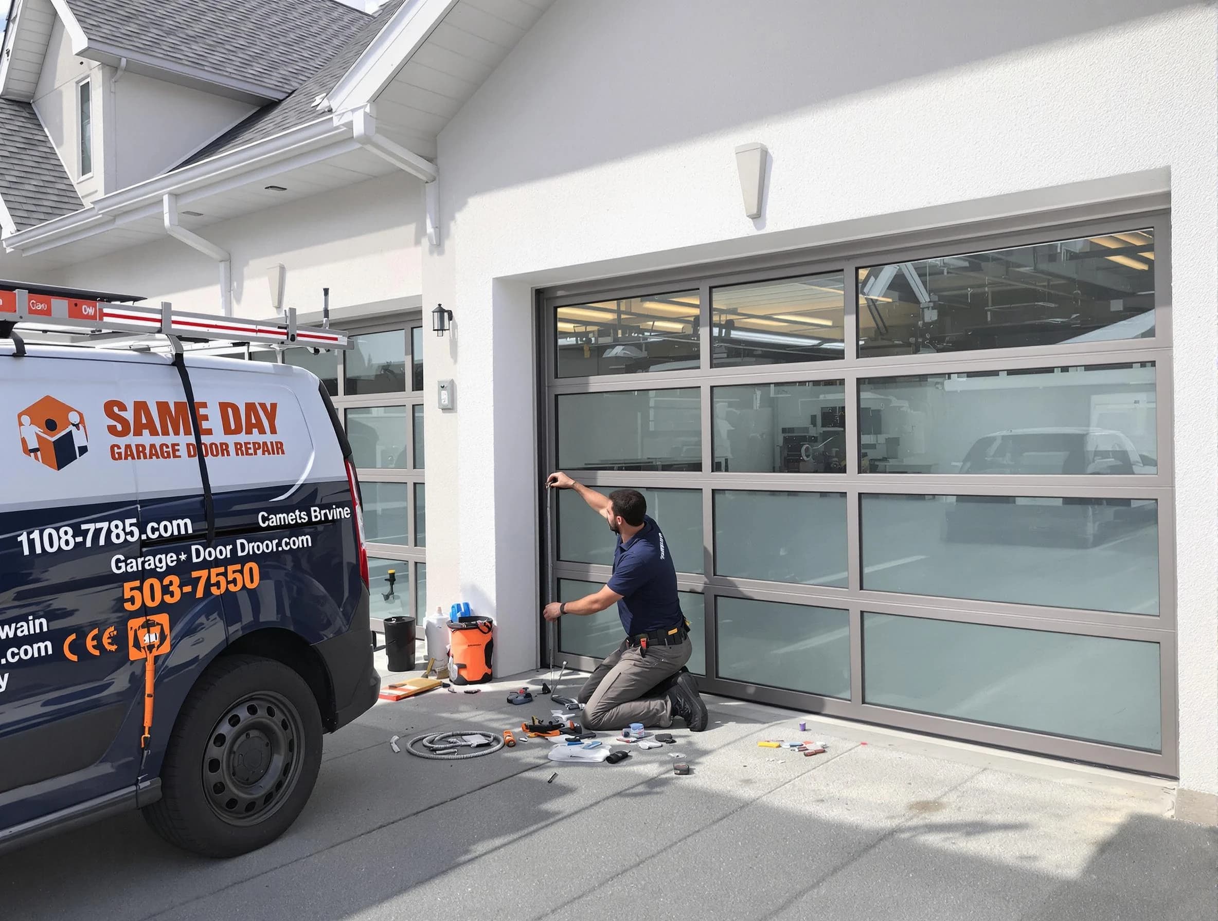 Same-day garage door repair service by Provo Garage Door Repair in Provo