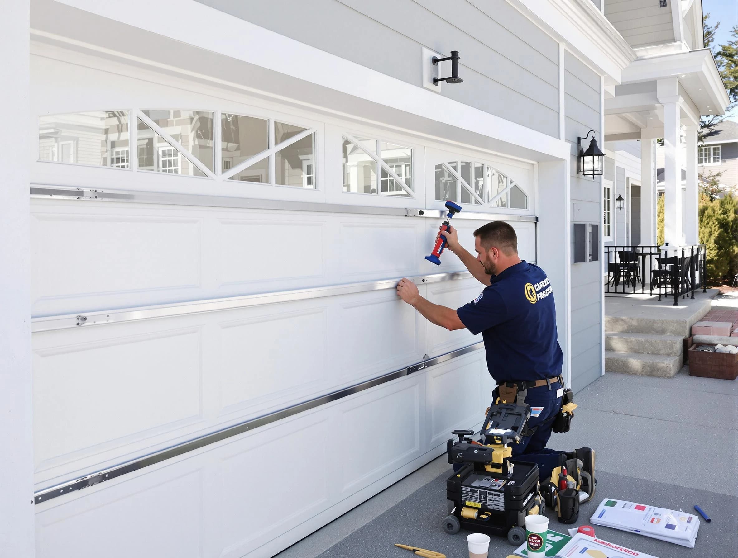 Professional garage door installation by Provo Garage Door Repair in Provo
