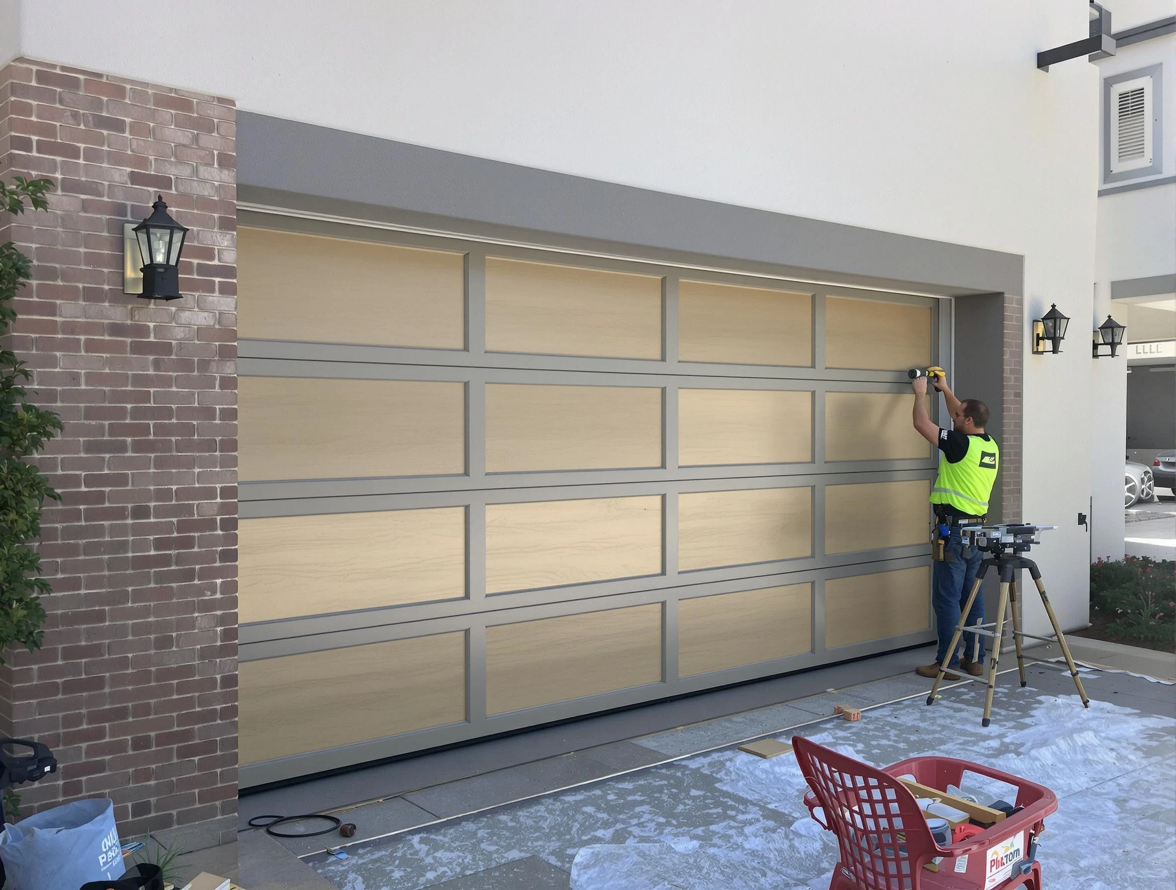 Garage door replacement service by Provo Garage Door Repair in Provo