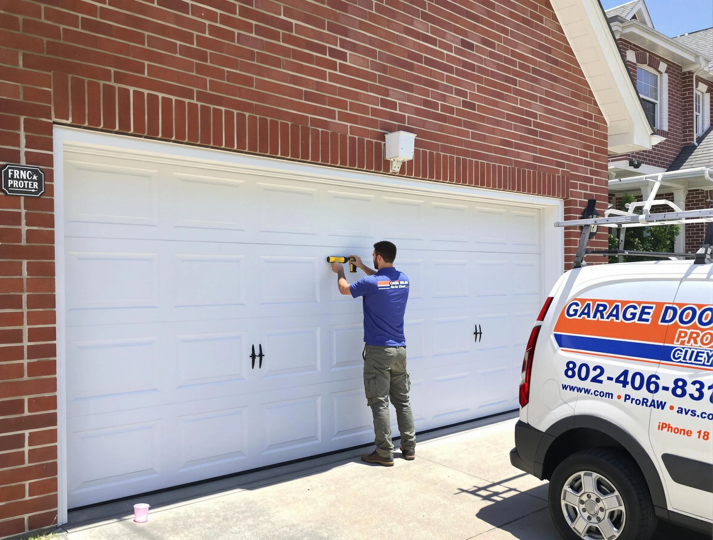 Local garage door repair service by Provo Garage Door Repair in Provo